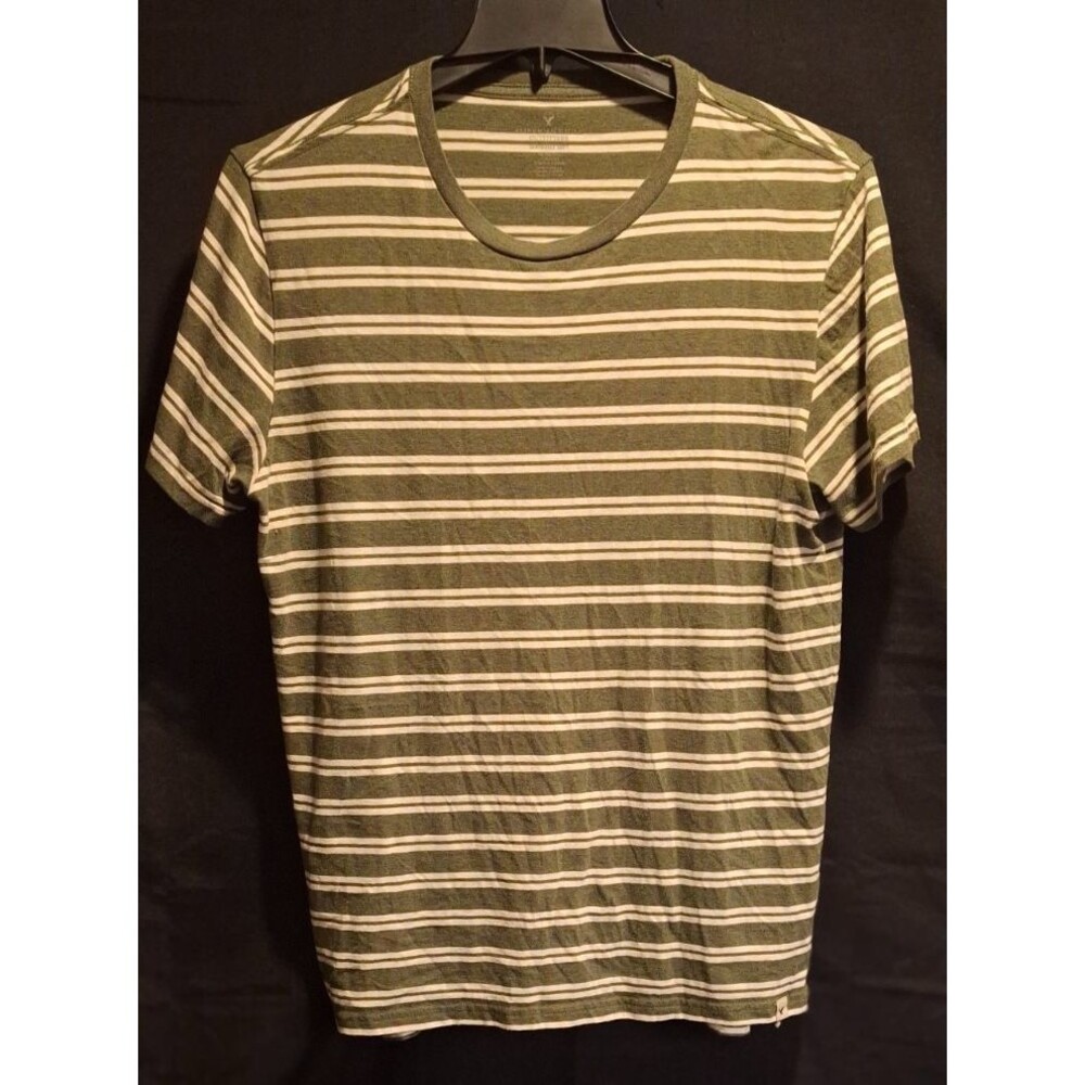 American Eagle Outfitters Seriously Soft Classic Fit T- Shirt Striped Men's XL